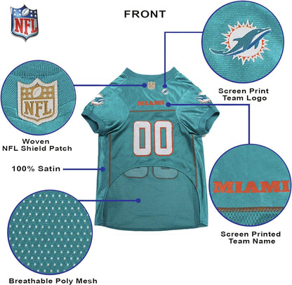 NFL MIAMI DOLPHINS DOG Jersey, X-Large